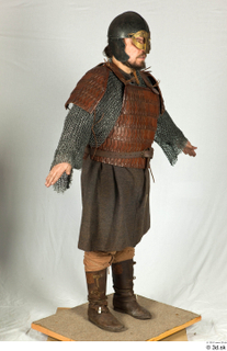  Photos Medieval Soldier in leather armor 5 Medieval clothing Medieval soldier a poses brown gambeson whole body 0008.jpg